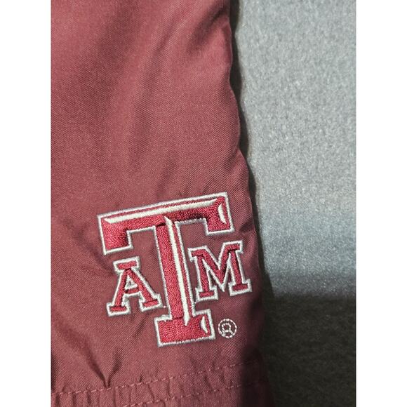 Red Oak Pants Mens Medium Maroon Texas A&M Aggies Pant Activewear Track Athletic - Picture 5 of 11